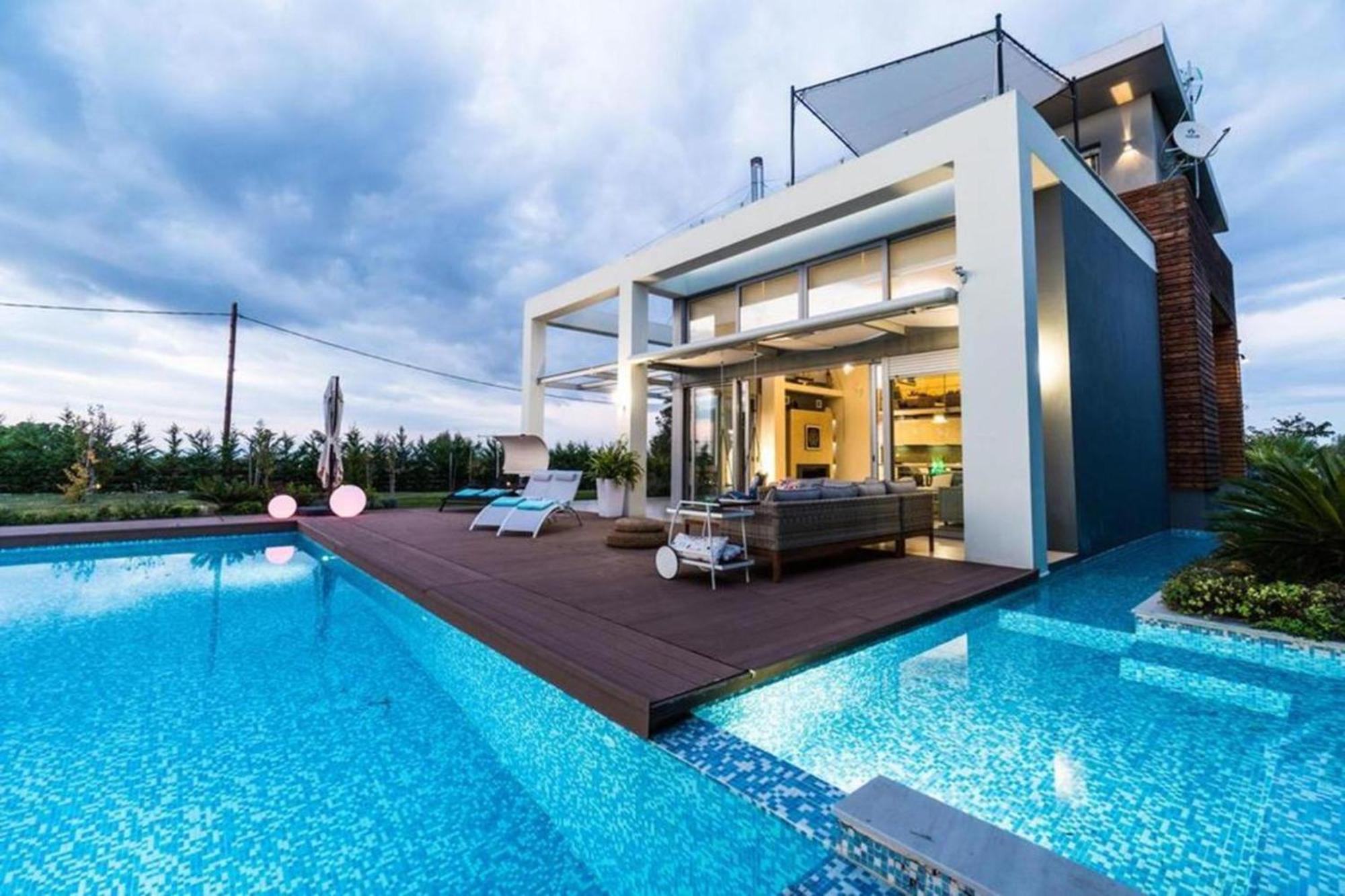 Island Villa Sani Sea View المظهر الخارجي الصورة