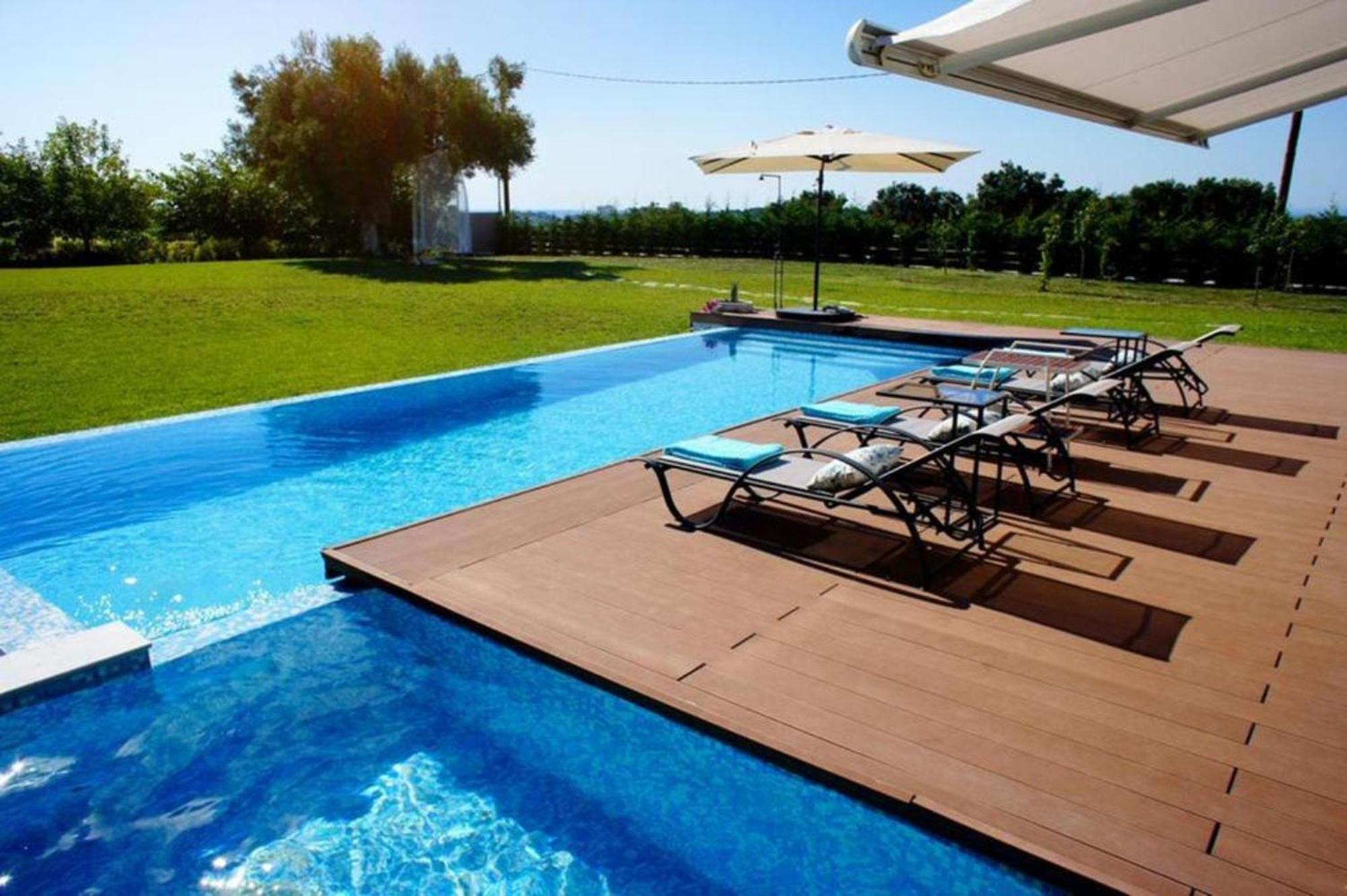 Island Villa Sani Sea View المظهر الخارجي الصورة